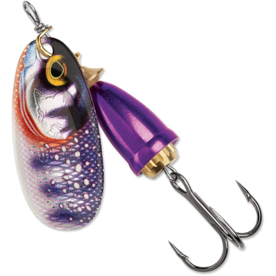 Cucharilla Giratoria Blue Fox Vibrax Gilded: Potente, Fluida y Eficaz para Truchas y Percas