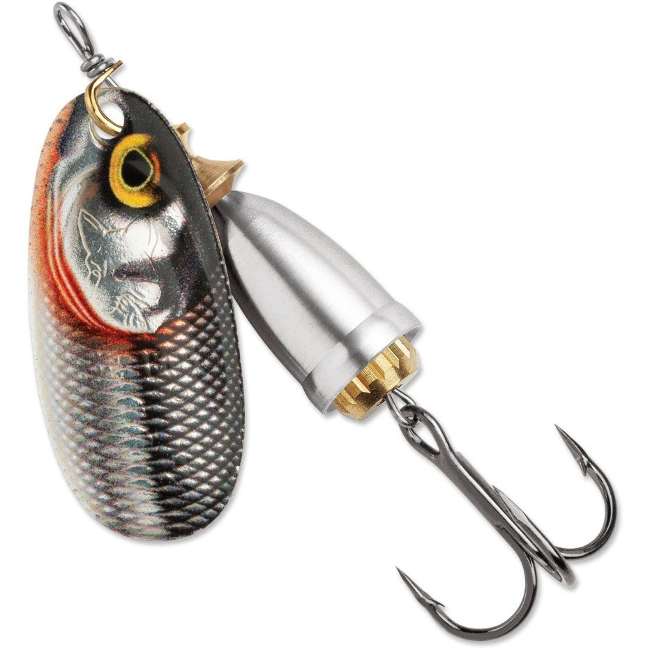 Cucharilla Giratoria Blue Fox Vibrax Gilded: Potente, Fluida y Eficaz para Truchas y Percas