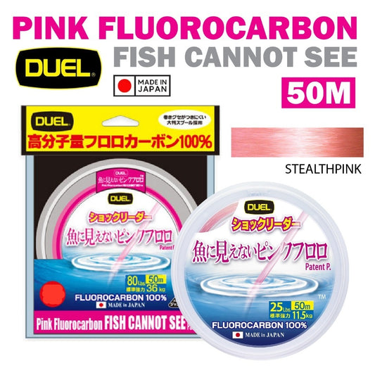 DUEL Fish Cannot See Fluorocarbono 25lb 50m H4379-SP