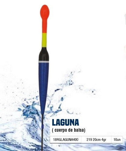 Flotador de Pesca Ragot Laguna 20cm 4g para Agua Dulce y Salada