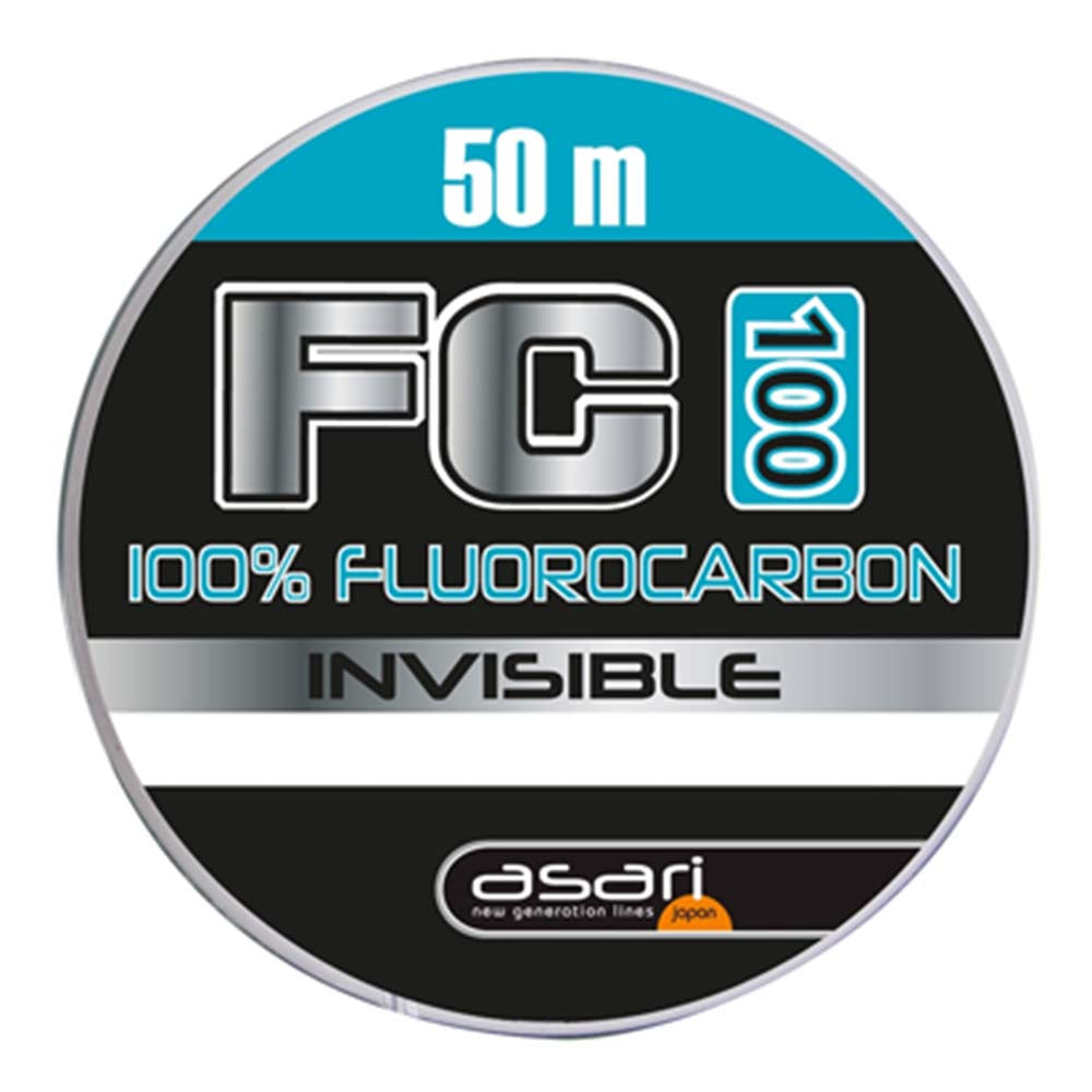 Sedal Fluorocarbono Asari FC100 Clear 50 m