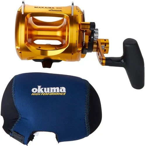 Carrete Okuma Makaira MK50WII: Potencia Extrema, Pesca Mar Profundo, Marco Rígido
