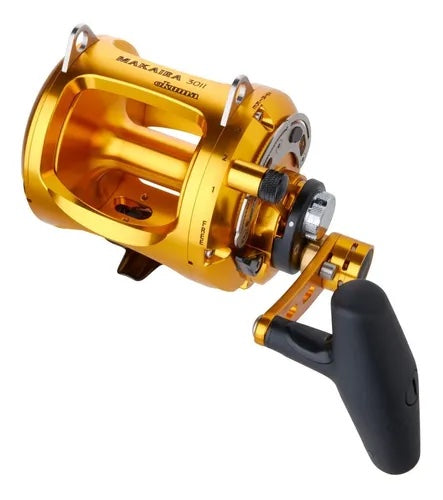 Carrete Okuma Makaira MK50WII: Potencia Extrema, Pesca Mar Profundo, Marco Rígido