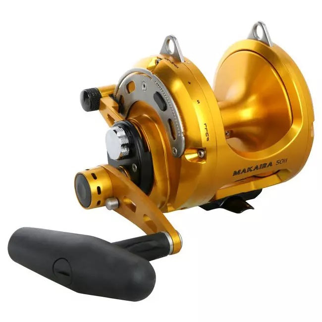 Carrete Okuma Makaira MK50WII: Potencia Extrema, Pesca Mar Profundo, Marco Rígido