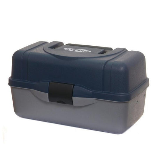 Caja de Pesca Storm Duradera con 2 Bandejas para Organización de Señuelos