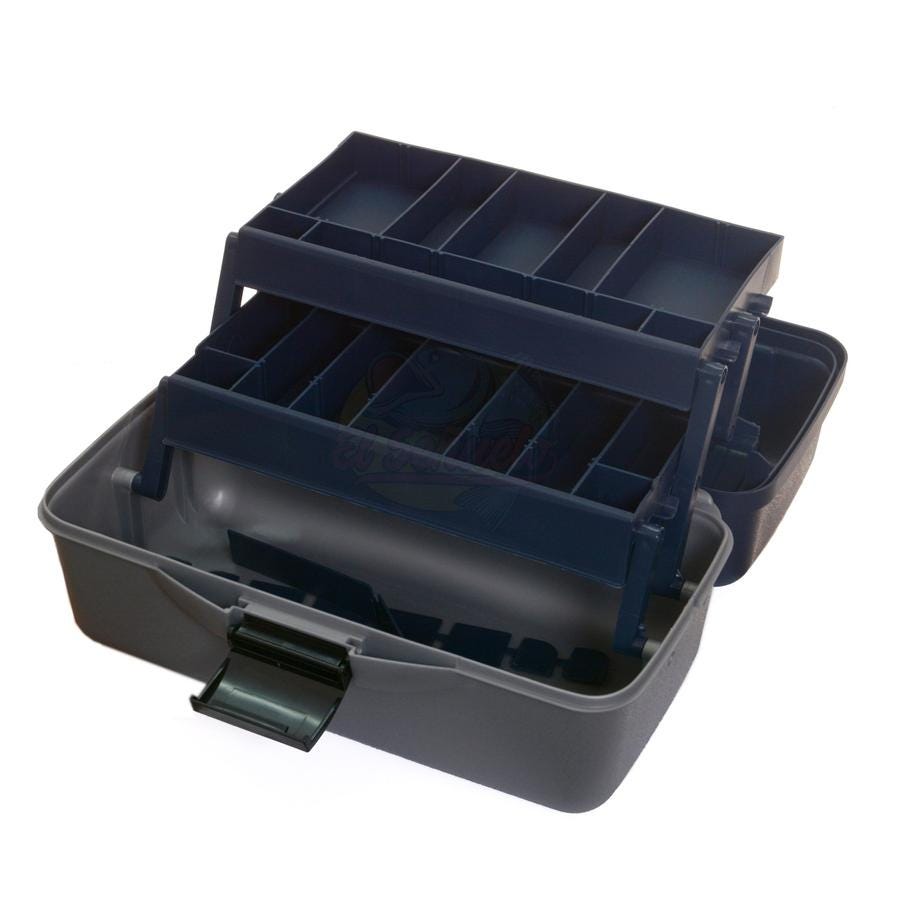 Caja de Pesca Storm Duradera con 2 Bandejas para Organización de Señuelos