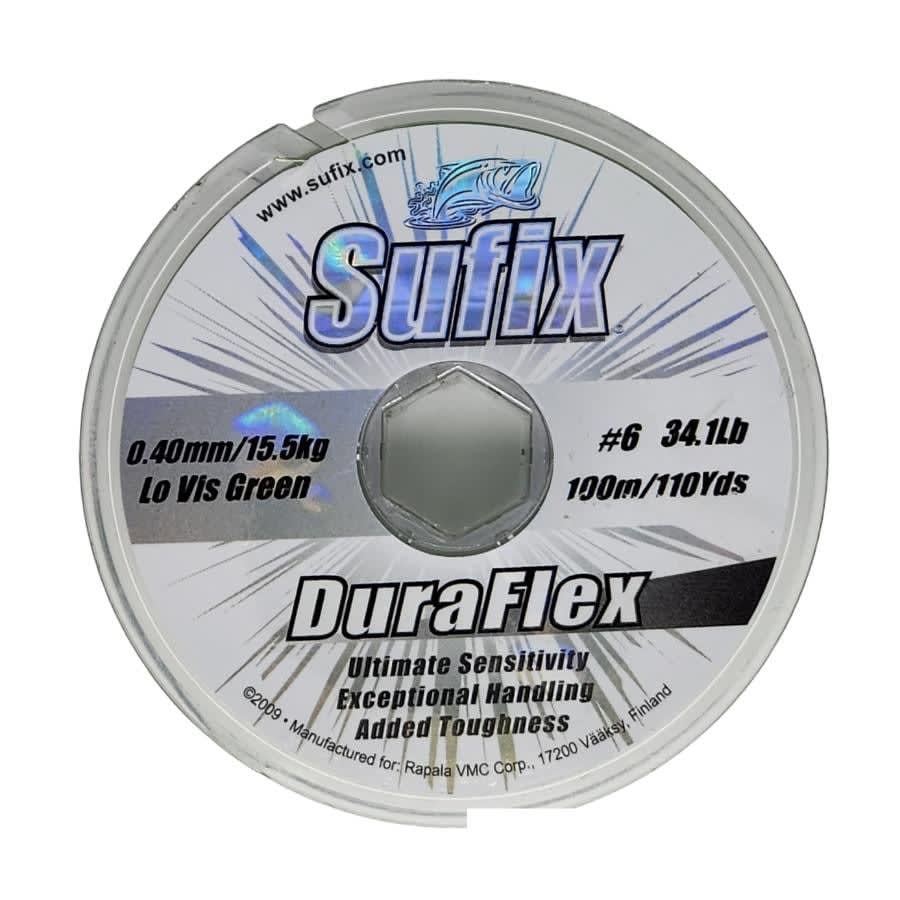 Monofilamento Sufix Duraflex Ultra Premium Pesca Nylon Baja Memoria Alta Resistencia