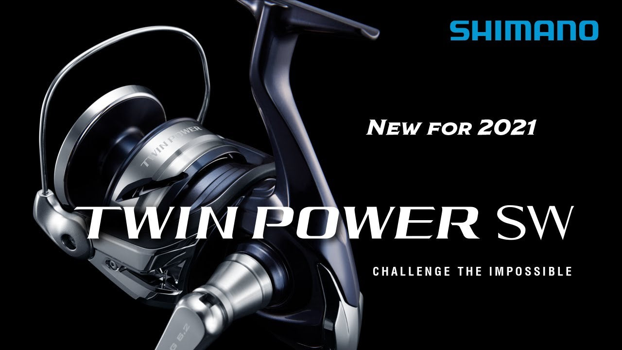 Carrete Spinning Shimano Twin Power SW Potencia Extrema para Pesca en Mar Abierto