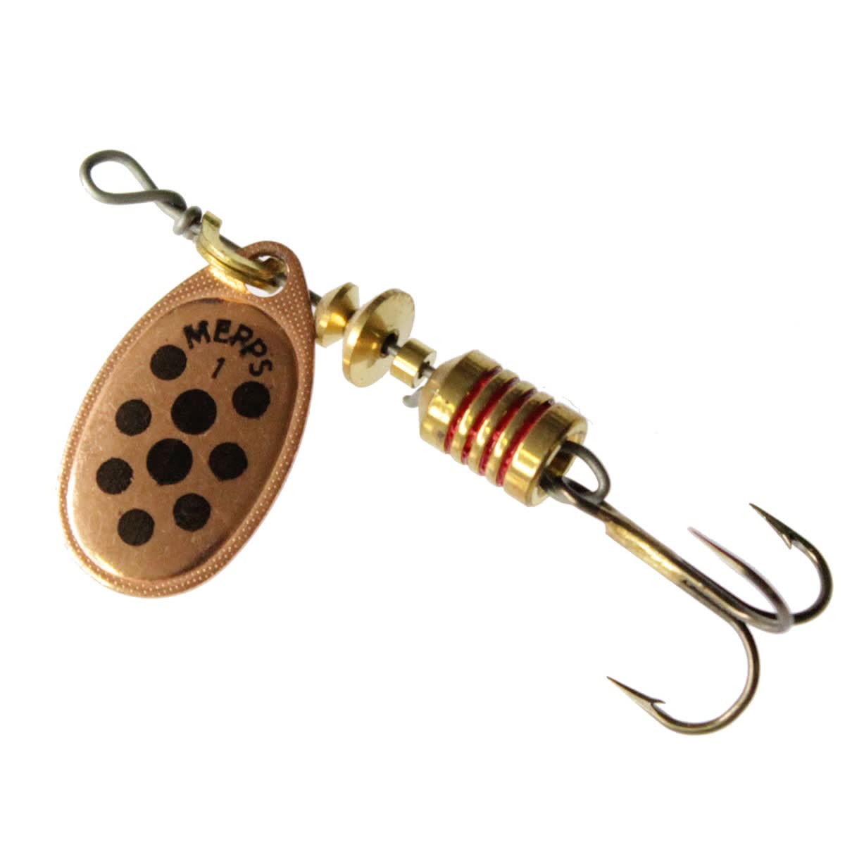 Mepps Spinner Aglia Decoree Copper Punto Negro Señuelo de Pesca