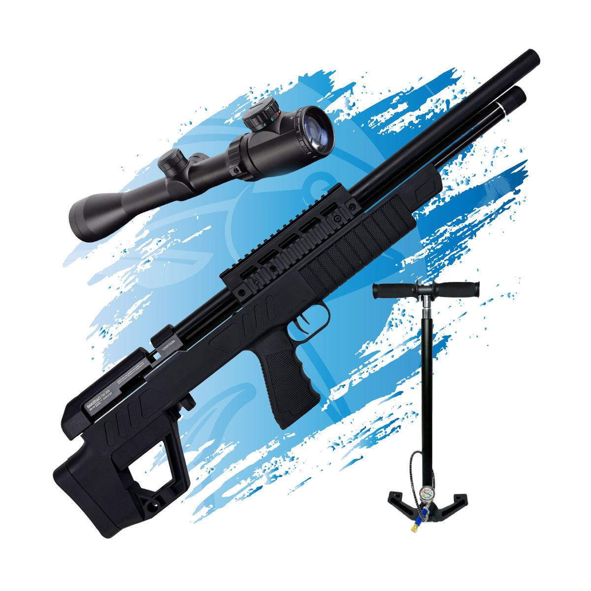 Beeman Commodore Bullpup PCP Regulado Pack Mira 3-9x40