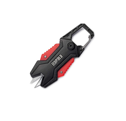 Tijera Retráctil Rapala RCD Seguridad Pesca Hojas Acero Inoxidable Mosquetón Compacta